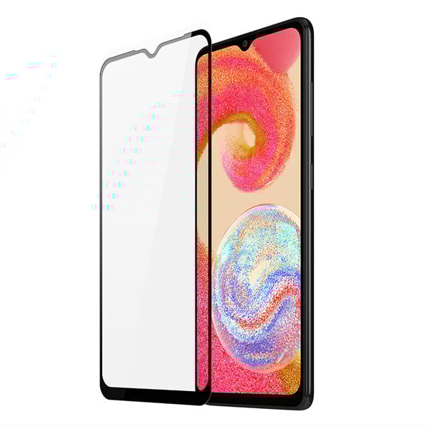 (Pack of 3) Samsung Galaxy F04 Full Tempered Glass Screen Protector – Military-Grade Durability, High-Density Glass, 9H Hardness, Anti-Scratch, Sensitive Touch, Edge-to-Edge, Full Glue Coverage, Bubble-Free