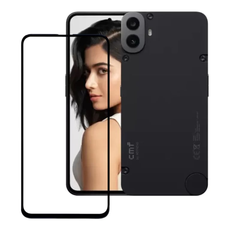 (Pack of 3) Nothing CMF Phone 1 Full Tempered Glass Screen Protector – Military-Grade Durability, High-Density Glass, 9H Hardness, Anti-Scratch, Sensitive Touch, Edge-to-Edge, Full Glue Coverage, Bubble-Free