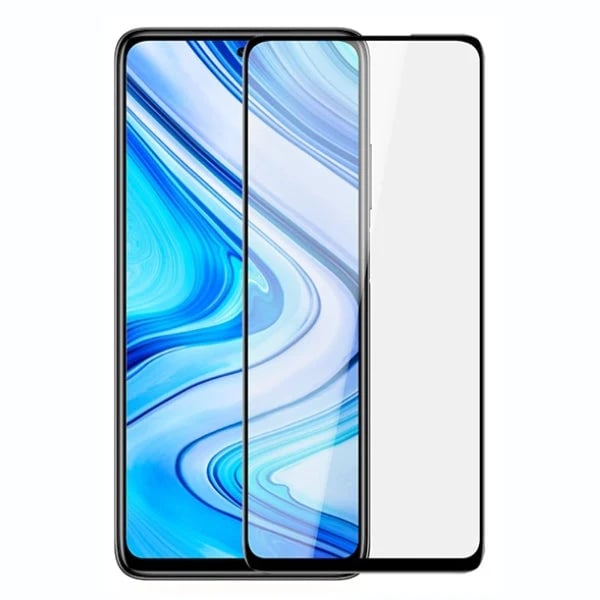 (Pack of 3) Redmi Note 9 Pro Max Full Tempered Glass Screen Protector – Military-Grade Durability, High-Density Glass, 9H Hardness, Anti-Scratch, Sensitive Touch, Edge-to-Edge, Full Glue Coverage, Bubble-Free