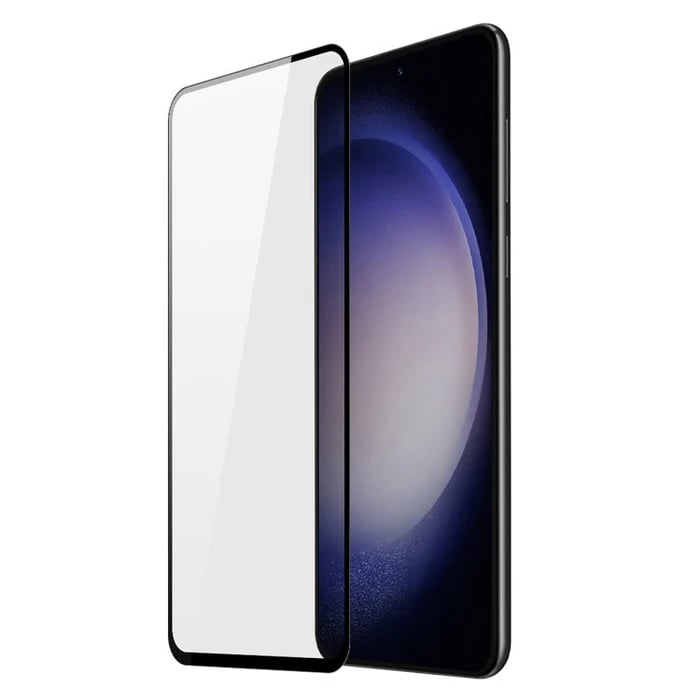 (Pack of 3) Samsung Galaxy S23 FE 5G Full Tempered Glass Screen Protector – Military-Grade Durability, High-Density Glass, 9H Hardness, Anti-Scratch, Sensitive Touch, Edge-to-Edge, Full Glue Coverage, Bubble-Free