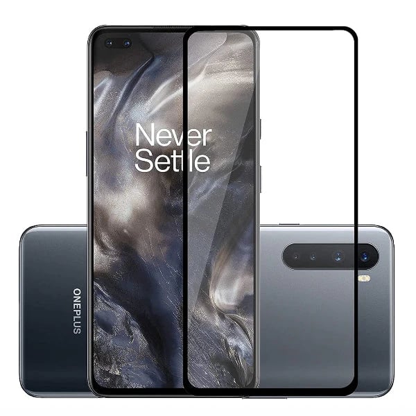 (Pack of 3) OnePlus Nord 5G Full Tempered Glass Screen Protector – Military-Grade Durability, High-Density Glass, 9H Hardness, Anti-Scratch, Sensitive Touch, Edge-to-Edge, Full Glue Coverage, Bubble-Free