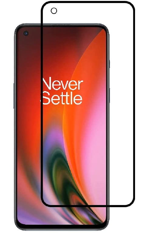 (Pack of 3) OnePlus Nord 2T 5G Full Tempered Glass Screen Protector – Military-Grade Durability, High-Density Glass, 9H Hardness, Anti-Scratch, Sensitive Touch, Edge-to-Edge, Full Glue Coverage, Bubble-Free