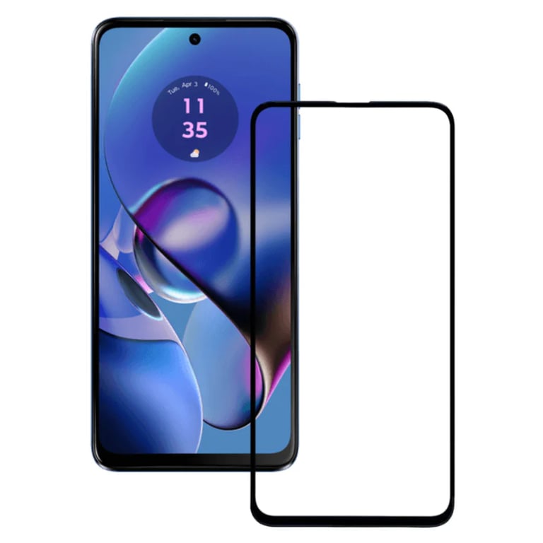 (Pack of 3) Motorola Moto G64 5G Full Tempered Glass Screen Protector – Military-Grade Durability, High-Density Glass, 9H Hardness, Anti-Scratch, Sensitive Touch, Edge-to-Edge, Full Glue Coverage, Bubble-Free