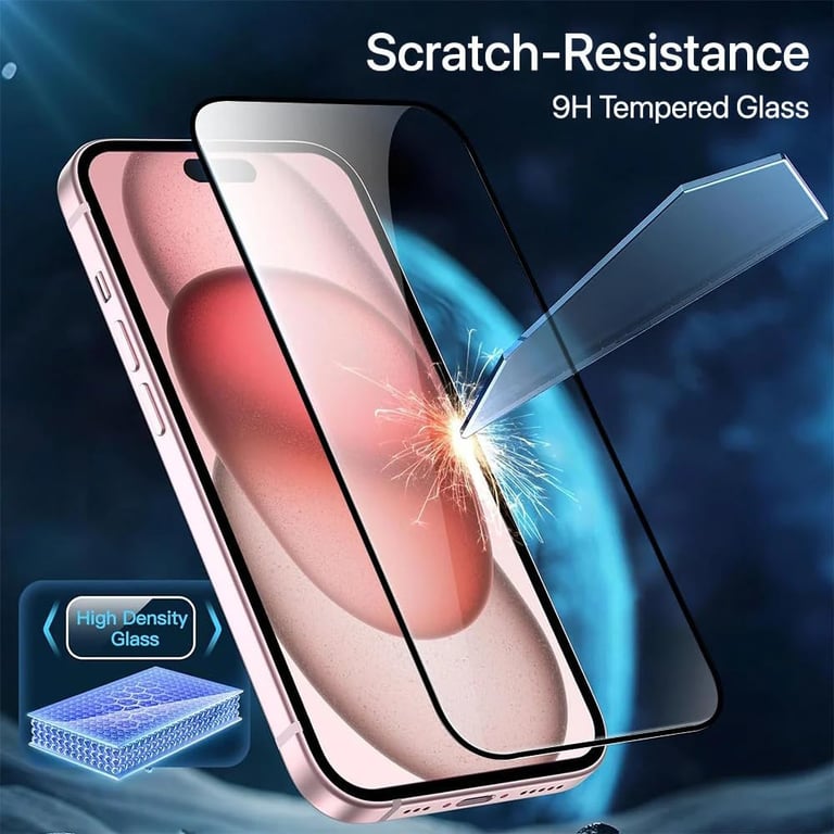 (Pack of 2) G-Rhino Gorilla 6D Extra Strong Tempered Glass for Samsung, iPhone, Vivo, Redmi, Realme, iqoo, Poco, Moto, Oppo, Infinix, etc., (Type your phone model before ordering) - 4