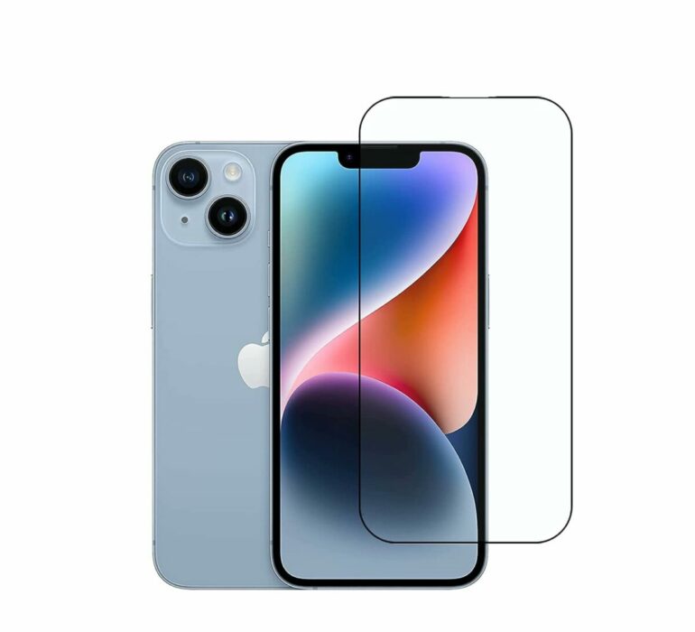 Iphone 14 Plus Full Tempered Glass, Sensitive touch, 9H Hardness, Anti-Scratch Edge to Edge Full Glue Tempered Mobile Screen protector