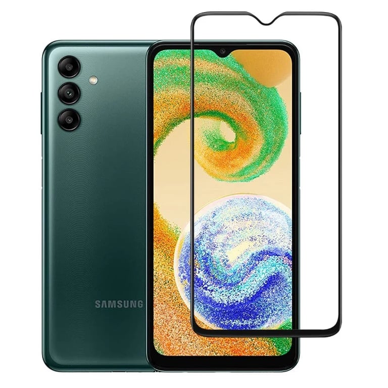 (Pack of 3) Samsung Galaxy A04s Full Tempered Glass Screen Protector – Military-Grade Durability, High-Density Glass, 9H Hardness, Anti-Scratch, Sensitive Touch, Edge-to-Edge, Full Glue Coverage, Bubble-Free