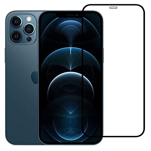 Iphone 12 Pro Max Full Tempered Glass, Sensitive touch, 9H Hardness, Anti-Scratch Edge to Edge Full Glue Tempered Mobile Screen protector