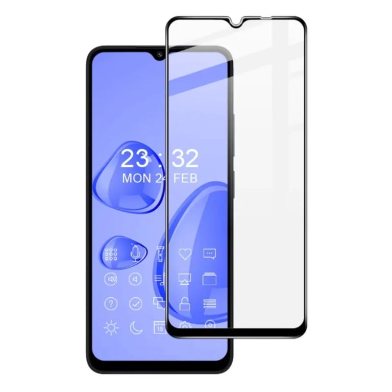 (Pack of 3) Redmi 12C Full Tempered Glass Screen Protector – Military-Grade Durability, High-Density Glass, 9H Hardness, Anti-Scratch, Sensitive Touch, Edge-to-Edge, Full Glue Coverage, Bubble-Free