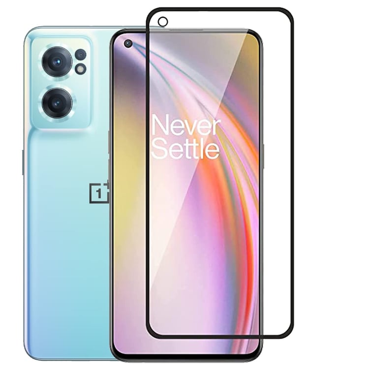 (Pack of 3) OnePlus Nord CE 2 5G Full Tempered Glass Screen Protector – Military-Grade Durability, High-Density Glass, 9H Hardness, Anti-Scratch, Sensitive Touch, Edge-to-Edge, Full Glue Coverage, Bubble-Free