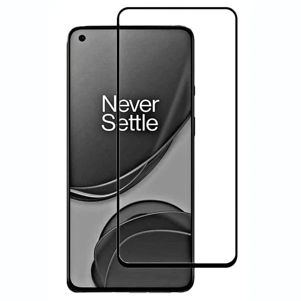 (Pack of 3) OnePlus 9 Full Tempered Glass Screen Protector – Military-Grade Durability, High-Density Glass, 9H Hardness, Anti-Scratch, Sensitive Touch, Edge-to-Edge, Full Glue Coverage, Bubble-Free