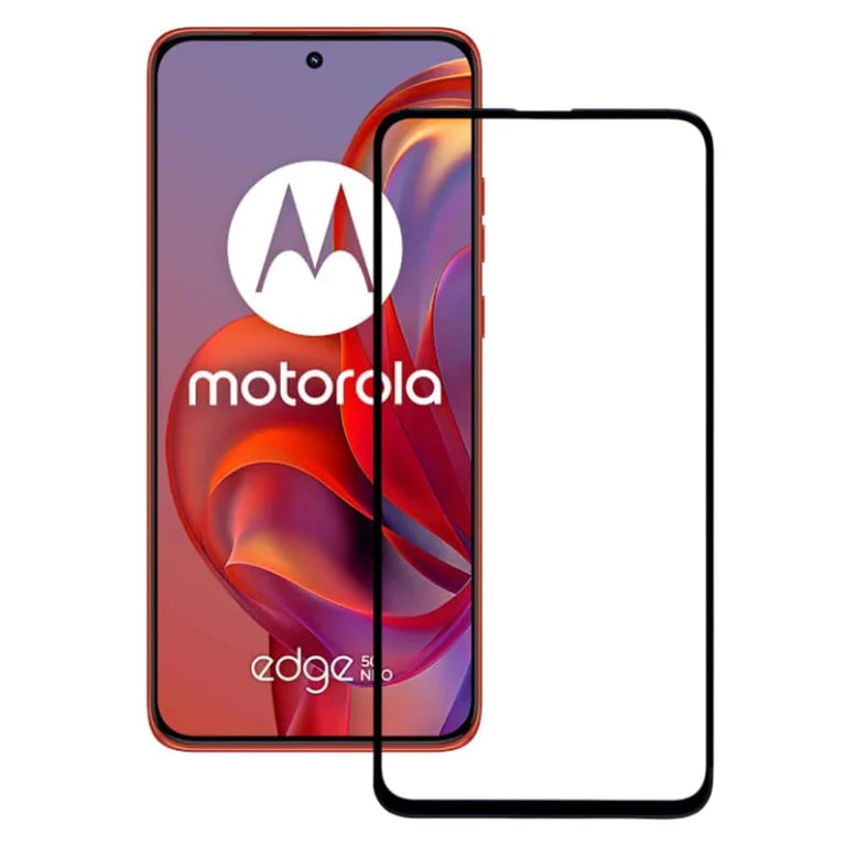 (Pack of 3) Motorola Edge 50 Neo 5G Full Tempered Glass Screen Protector – Military-Grade Durability, High-Density Glass, 9H Hardness, Anti-Scratch, Sensitive Touch, Edge-to-Edge, Full Glue Coverage, Bubble-Free