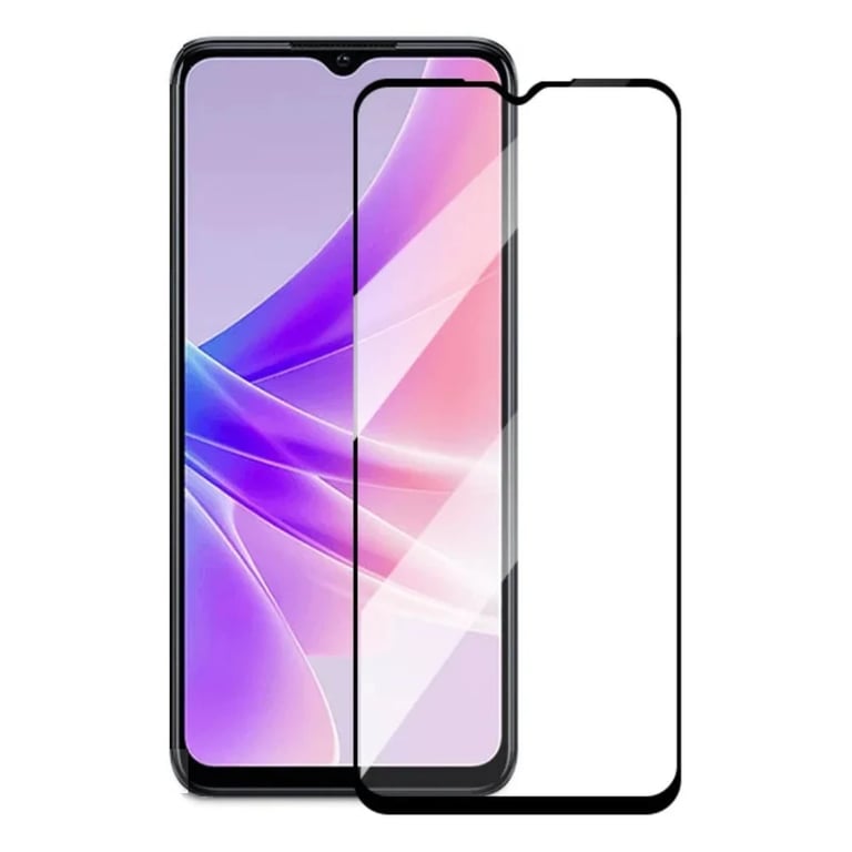 (Pack of 3) Oppo A59 5G Full Tempered Glass Screen Protector – Military-Grade Durability, High-Density Glass, 9H Hardness, Anti-Scratch, Sensitive Touch, Edge-to-Edge, Full Glue Coverage, Bubble-Free