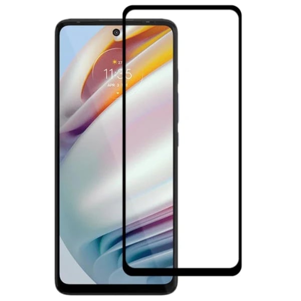 (Pack of 3) Motorola Moto G40 Fusion Full Tempered Glass Screen Protector – Military-Grade Durability, High-Density Glass, 9H Hardness, Anti-Scratch, Sensitive Touch, Edge-to-Edge, Full Glue Coverage, Bubble-Free