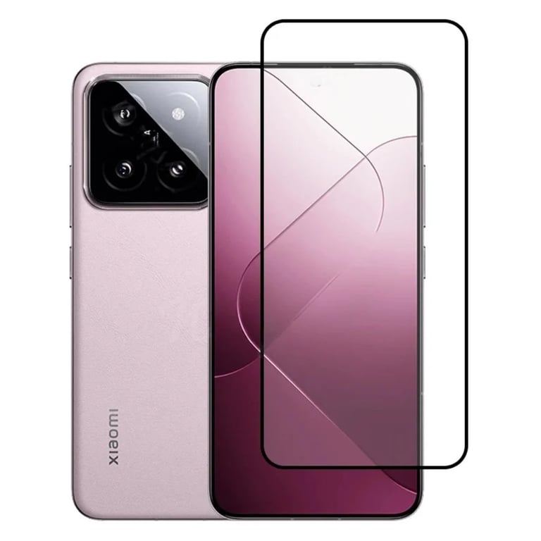 (Pack of 3) Xiaomi 14 5G Full Tempered Glass Screen Protector – Military-Grade Durability, High-Density Glass, 9H Hardness, Anti-Scratch, Sensitive Touch, Edge-to-Edge, Full Glue Coverage, Bubble-Free