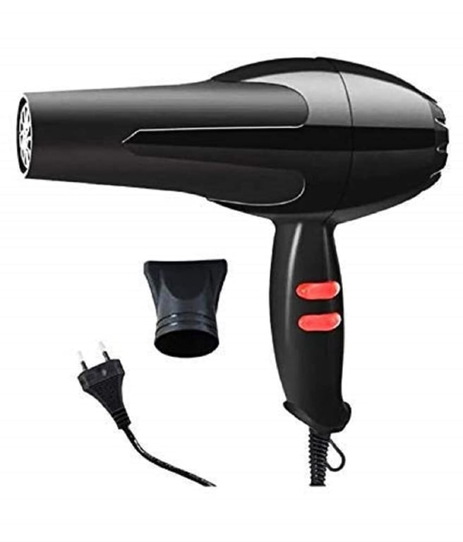 1500 Watts Professional Hair Dryer for Men & Women – Ionic Technology with 2 Heat & 2 Speed Settings, Concentrator Nozzle & Hanging Loop