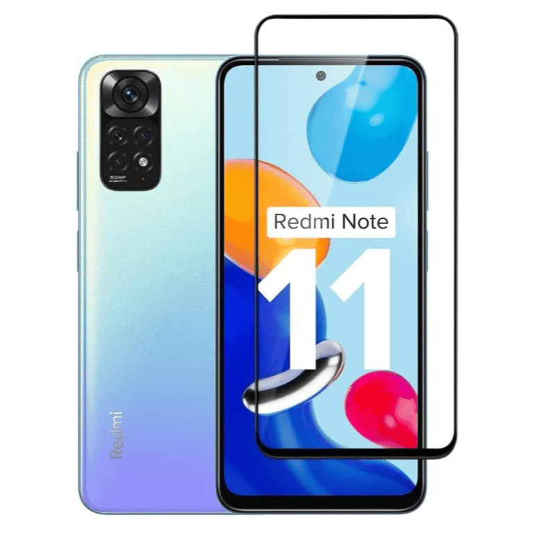 Redmi Note 11 Full Tempered Glass, Sensitive touch, 9H Hardness, Anti-Scratch Edge to Edge Full Glue Tempered Mobile Screen protector
