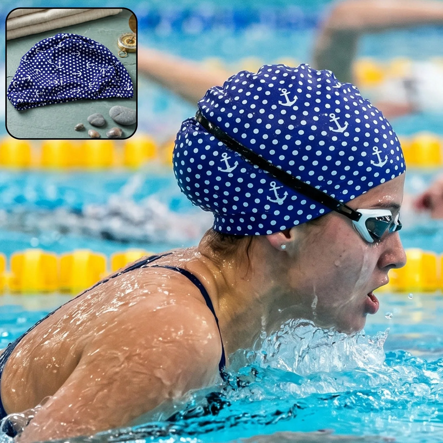 Big Premium Stretchable Swimming Cap (1 Pc)