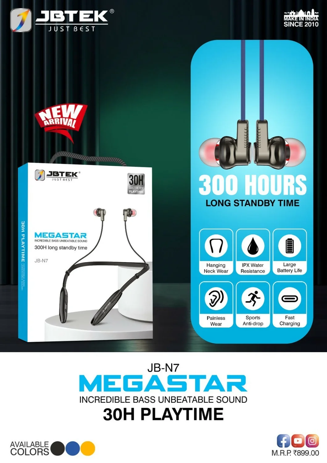 BLUETOOTH NECKBAND N47