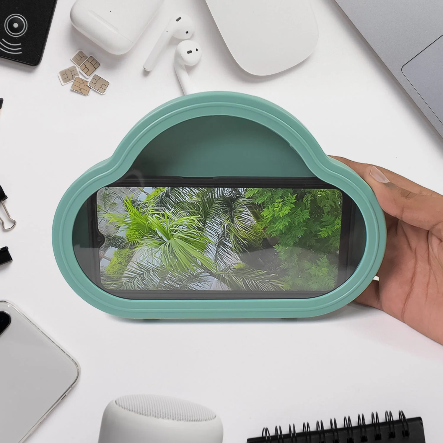Smartphone / Mobile Stand, Waterproof Case, Smartphone Stand (1 Pc / Green colour)