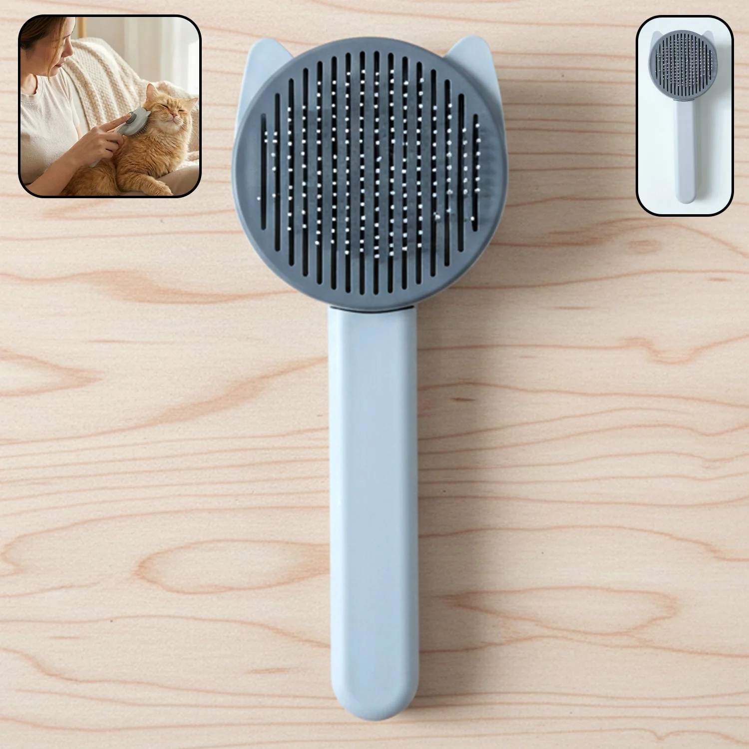 Soft Pet Hair Removal Needle Comb (1 Pc)