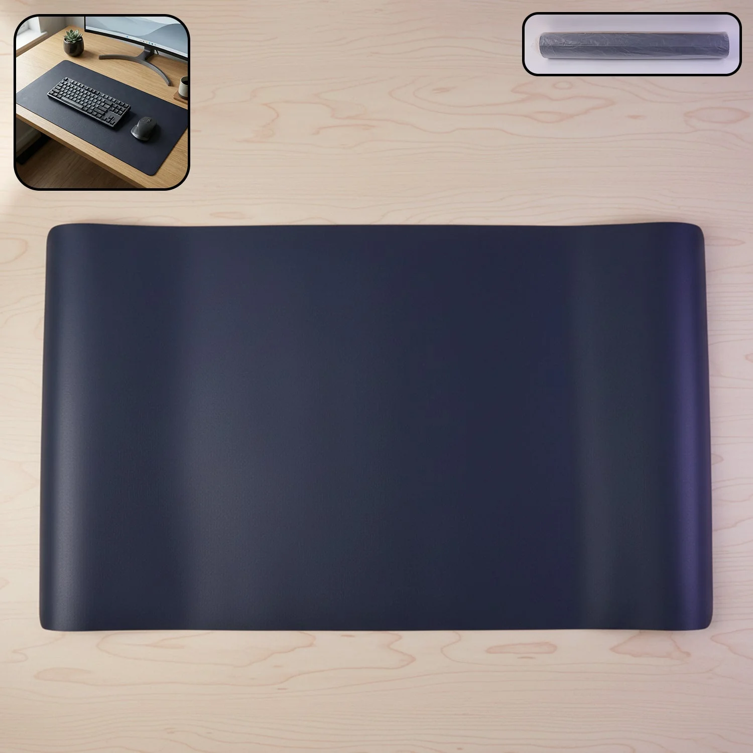 Premium Large Desk Mat Mouse Pad (1 Pc, 60x35 Cm)