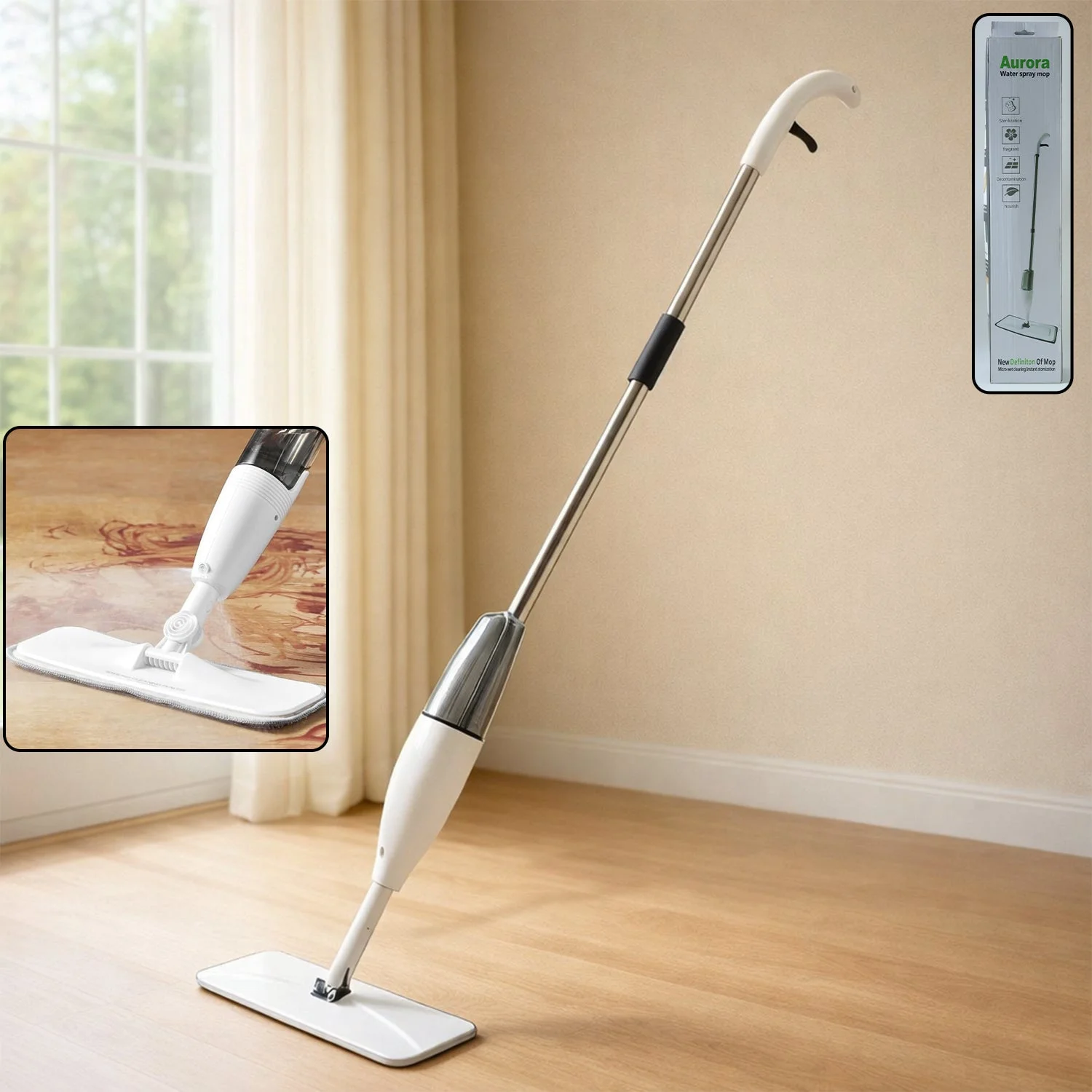 Multipurpose Spray Flat Mop Cleaner (1 Pc)