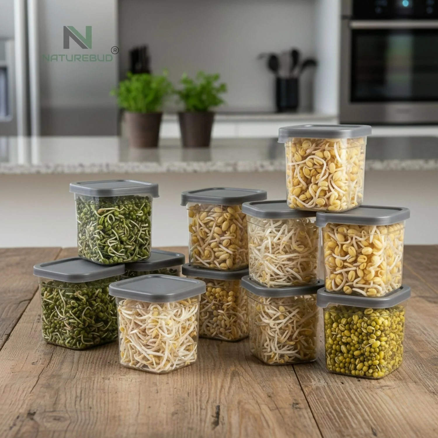 Airtight Kitchen storage container 700 ml Pack of 8