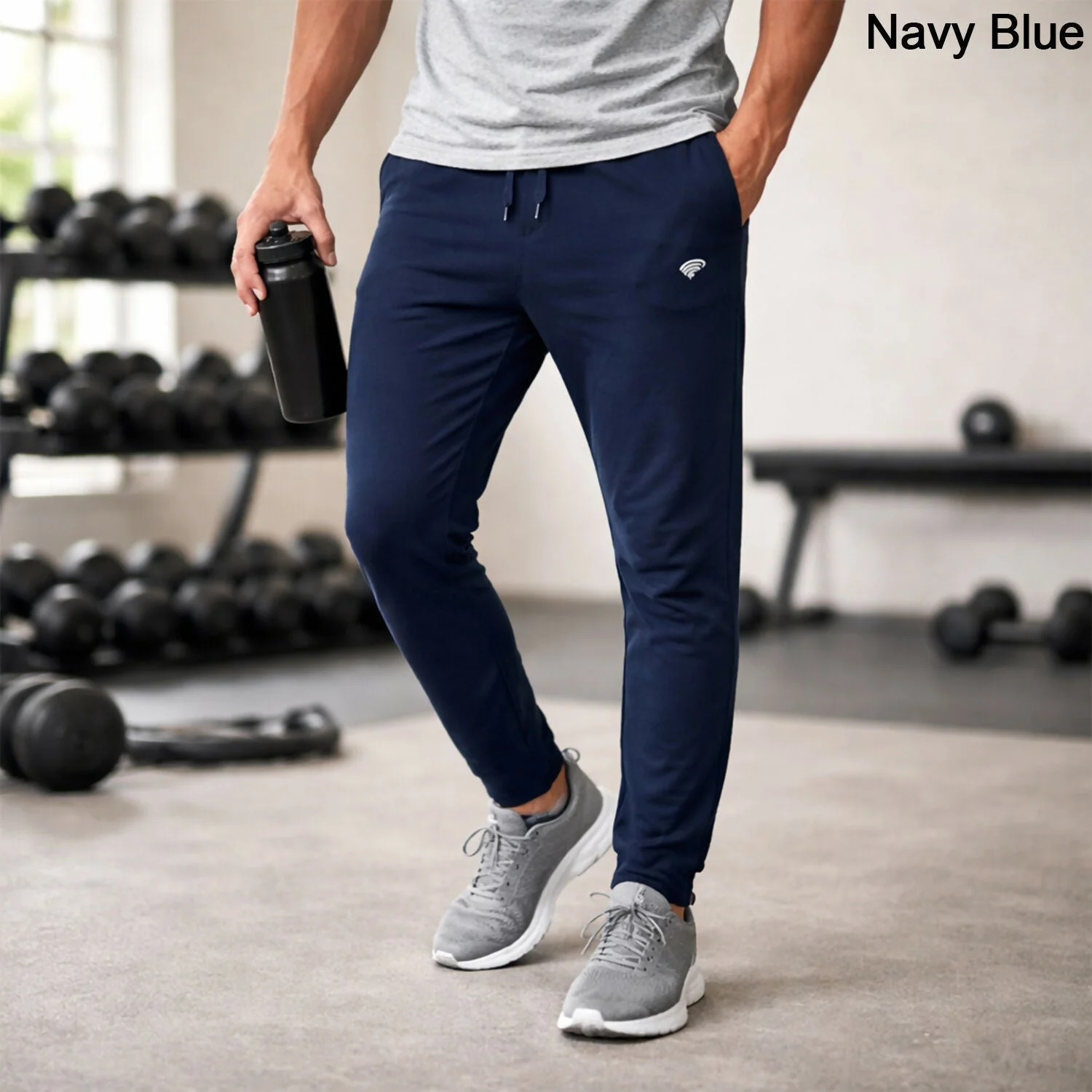 Men’s Premium Stretch Sports Track Pants – Slim Fit Gym & Casual Wear