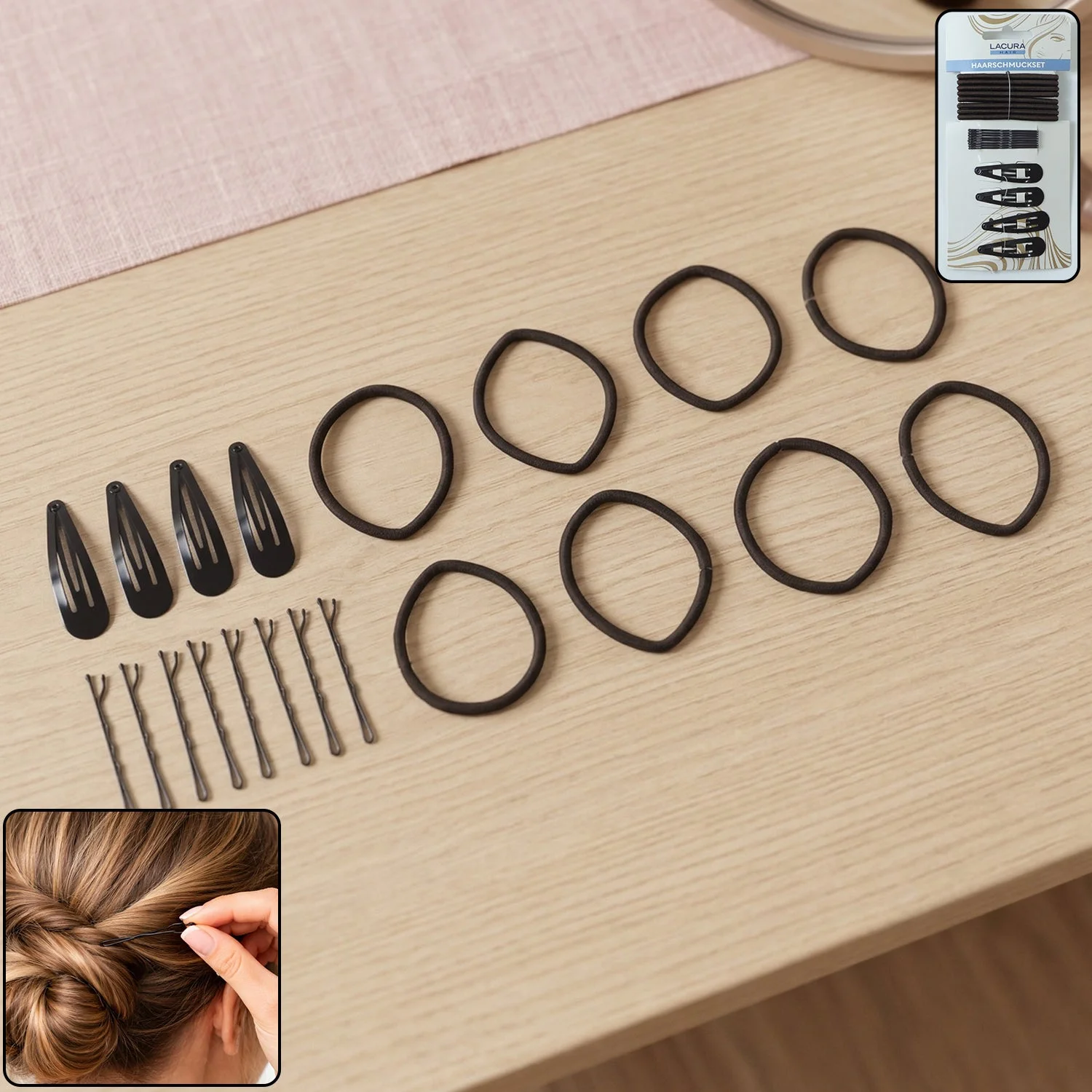 Complete Hair Styling Accessories Combo Set (1 Set)