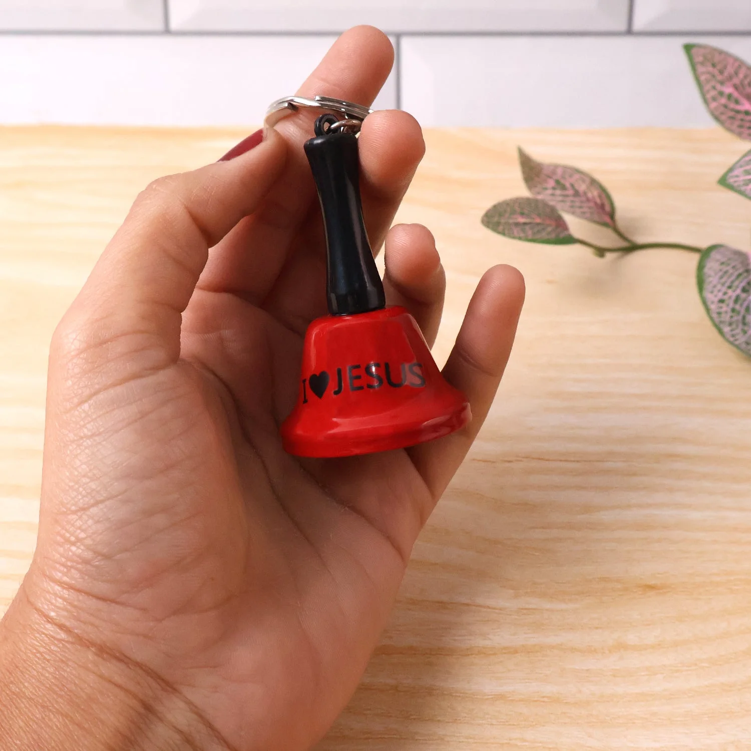 Mini Hand Bell with Keychain Metal Bell – Fun Bar Decor, Gifting & Party Accessory (1 Pc)