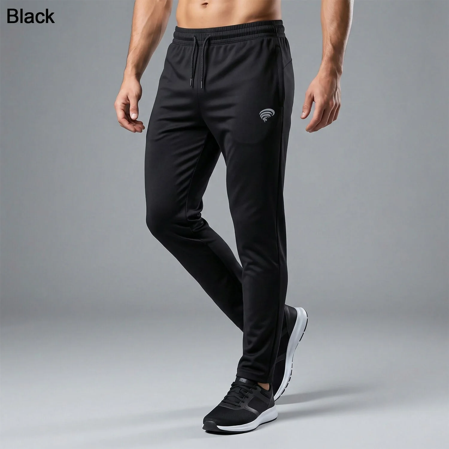Men’s Premium Sports Track Pants with Side Chain Zip Pocket