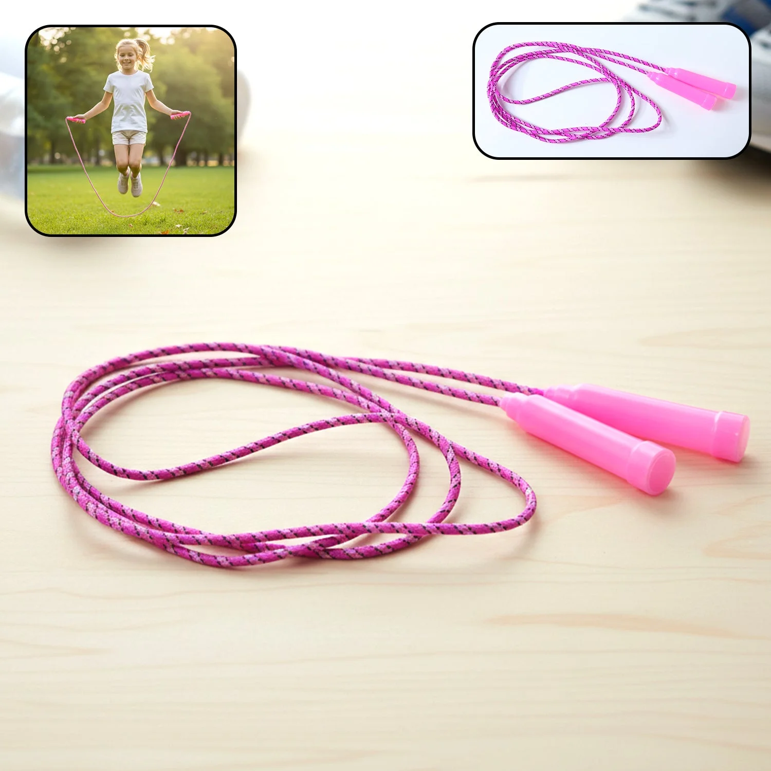 Kids & Adults Fitness Skipping Rope (1 Pc)
