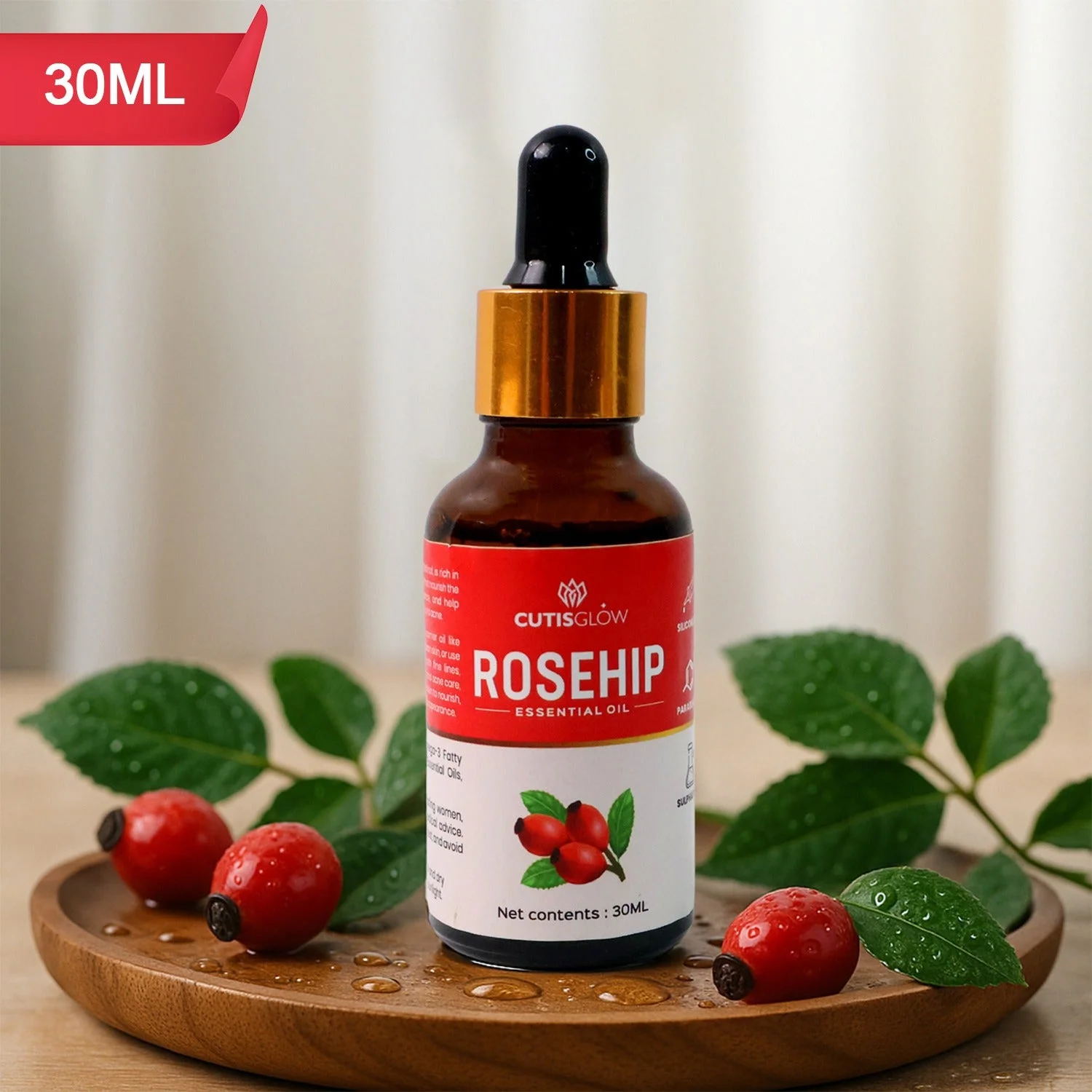 Eyelet Rosehip Essential Pure & Natural Skin Care Oil (30ml)