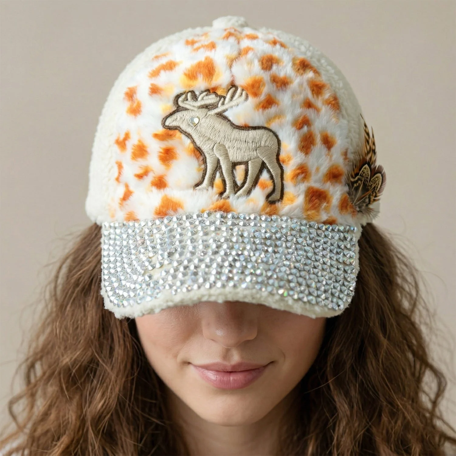Stylish Winter And Summer Designer Cap (1 Pc, Mix Design)