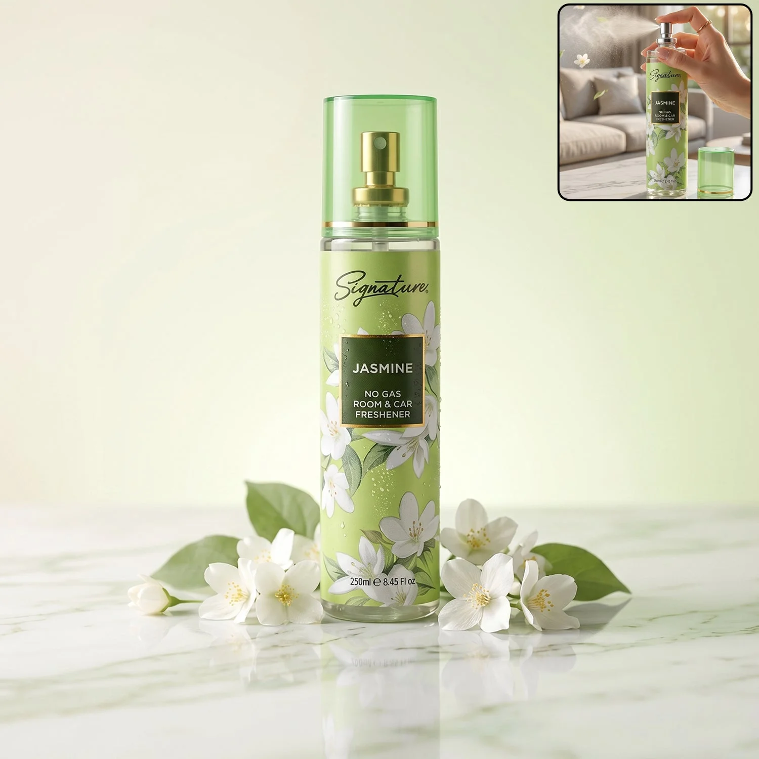 Signature Jasmine Room & Car Freshener Spray 250 ML