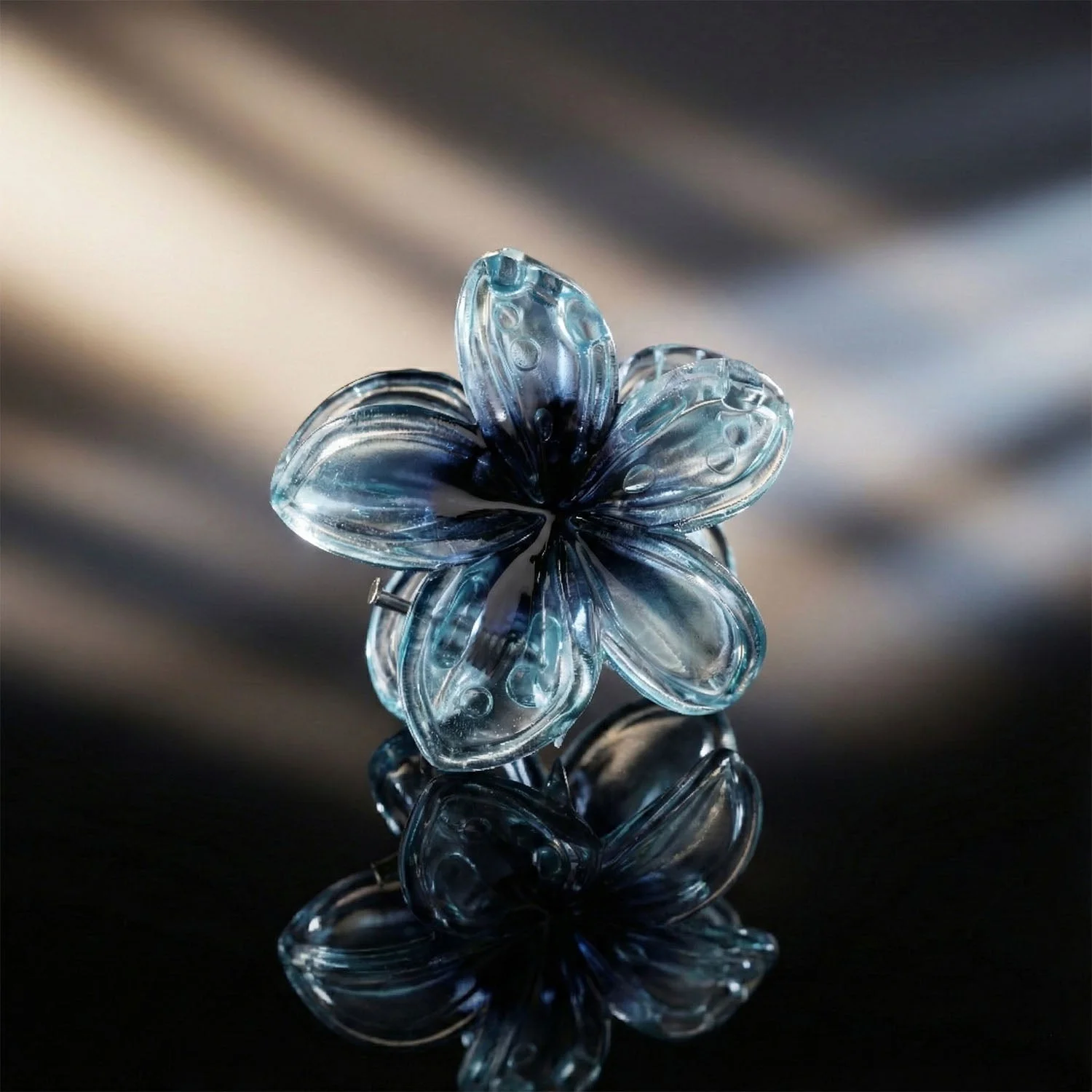 Elegant Floral Design Hair Clip (1 Piece, Mix Color) - 7